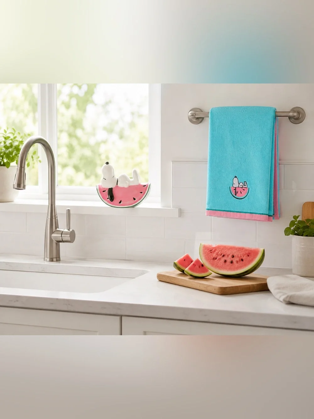Peanuts Snoopy Watermelon Tea Towels | Set of 2 |